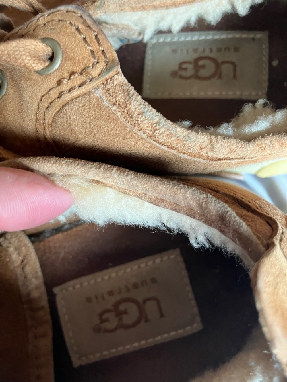 UGG Vintage Chestnut Brown Sheepskin Shearling Lined Boot (Chestnut) - Picture 6 of 9
